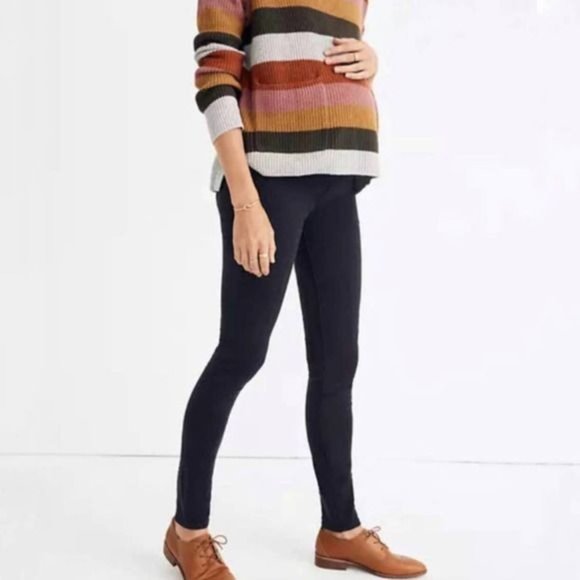 Madewell Over the Belly Maternity Skinny Jeans Black 28 - Picture 2 of 12